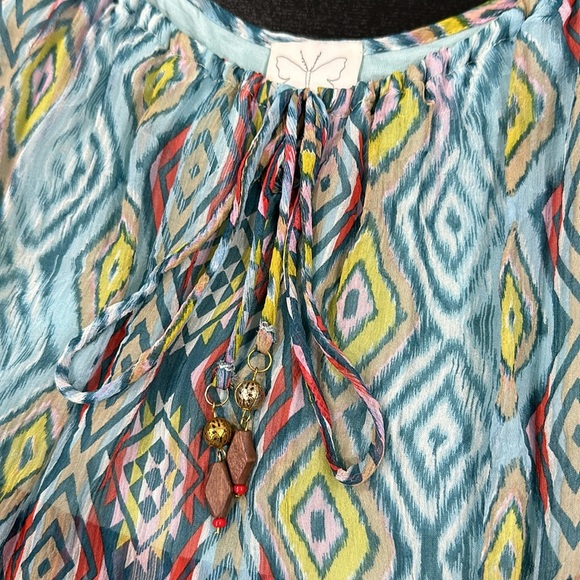 Ella Moss Silk Spaghetti Strap Dress - L - Picture 4 of 8